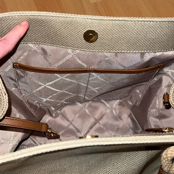 Michael Kors Talia Grab Bag Tote-Pale Gold - Picture 13 of 16